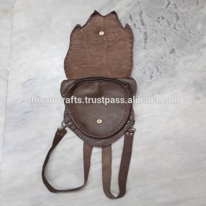 <b>Leather</b> Ninja Belt <b>Bags</b> with Brass <b>Works</b> New Trending 2024 Genuine <b>Leather</b> Waist Belt <b>Bags</b> From India Designer Waist <b>Bags</b> - Product Image 3