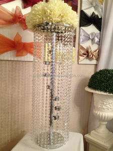 Table de mariage décoratif cristal suspendu lustre de pièce maîtresse pour le luxe événement fête décor table fleur support - Product Image 3