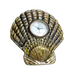Horloge en métal Home Decor Item Showpiece Item Office Desktop Watch and Table Clock thème mer objets décoratifs en métal horloge de table - Product Image 1