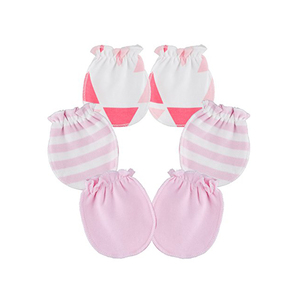 New Design Wholesale 100% Cotton Baby Mittens From India - Product Image 1