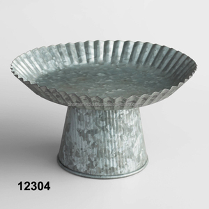 Galvanized <b>Tin</b> <b>Cake</b> Stand - Product Image 1