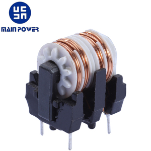 Coupled Inductor EMI Filter Choke Coil <b>with</b> Copper Windings and Black Plastic <b>Frame</b> - Product Image 6