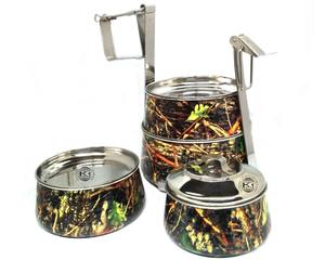 KING INTERNATIONAL-Fiambrera Tiffin de acero inoxidable de alta calidad de 3 a 5 niveles, venta al por mayor, la mejor fiambrera, varias capas, calentable - Product Image 3