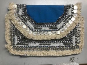 Bolso de mano de resina para boda para mujer, bolsa de noche, de lujo, terciopelo, paja, sobre - Product Image 3