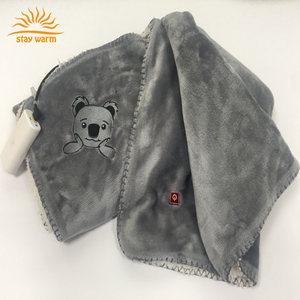 Couverture chauffante USB personnalisable avec logo, lavable en machine, avec 3 niveaux de chauffe pour la maison, les voyages et le bureau - Product Image 2