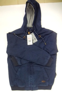 Chaqueta Bomber de Trabajo Reversible de Alta Gama para Hombre, Cálida para Invierno, Ecológica, con Capucha, Etiquetas de Marca Restantes, para Uso en Interiores y Exteriores - Product Image 2