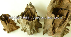 Decoración de jardín para el hogar, maceta de plantación de flores, tocón de árbol, madera Natural - Product Image 5