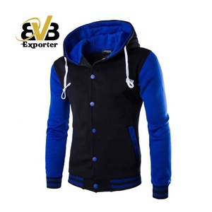 Chaquetas con capucha de lana de marca personalizada, sudaderas con cierre de botones de temporada de invierno, estilo universitario con logotipo personalizado - Product Image 2