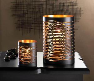 Votive Omnitude Handmade Metal Hurricane Candleholder Small Home Decoration Candle <b>Holder</b> - Product Image 2