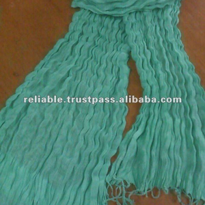 2021 Fashionable Long <b>Viscose</b> Rayon Knitted Scarf Plain Design for Spring Season - Product Image 3