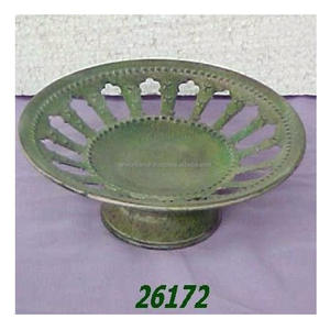 Tazón de frutas de estilo americano pulido de aluminio fundido, centro de mesa moderno para mostrador de cocina y regalos de negocios - Product Image 2