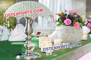 Sombrilla Portátil Simple de Seda de Hielo para Decoración de Mesa, Diseño Tradicional Indio para Eventos de Mehndi Musulmanes - Product Image 3