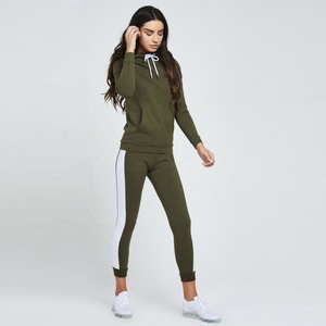 Survêtement en polyester Survêtement ajusté pour femmes Vente en gros Ensemble de survêtements au design personnalisé - Product Image 2