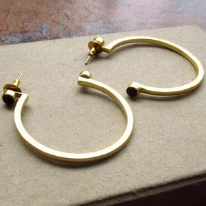 Boho Style noir Onyx cerceau balancent boucles d'oreilles en alliage bijoux fiançailles fête de mariage anniversaire élégant mode cadeau femmes - Product Image 2