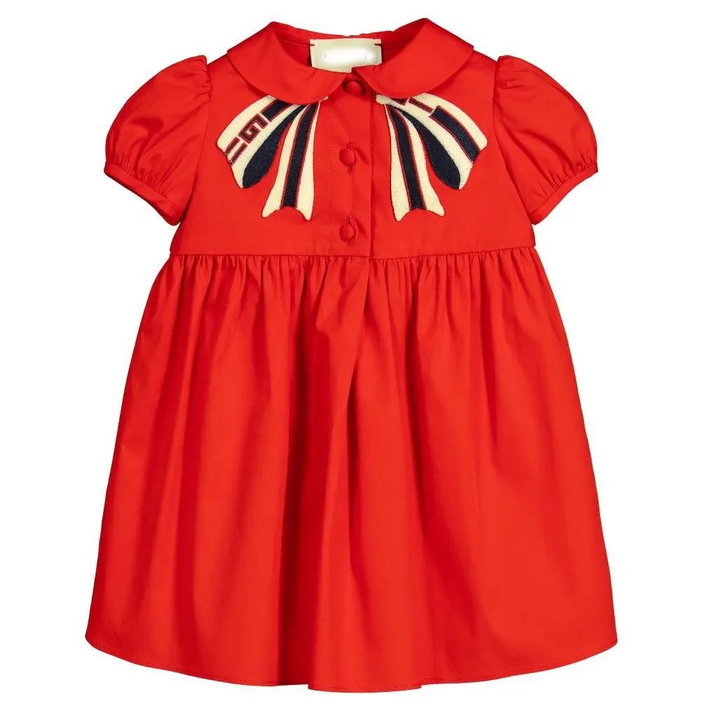 Детское красное платье из Джерси