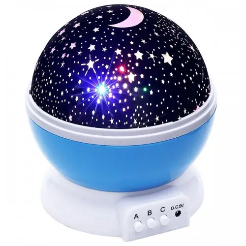 New Rotation Star Projector Night Lights Rotating Star Moon Projection Lamp For Room