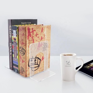 Reggilibri chiari estremità del libro a forma di L in acrilico <span class=keywords><strong>supporto</strong></span> <span class=keywords><strong>supporto</strong></span> <span class=keywords><strong>per</strong></span> fermalibri <span class=keywords><strong>per</strong></span> <span class=keywords><strong>libri</strong></span> film DVDs riviste - Product Image 2