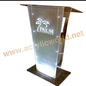 Podio acrílico transparente para iglesia, podio acrílico usado, venta al por mayor - Product Image 6
