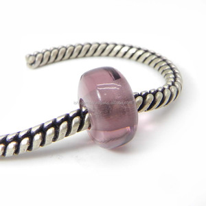 Pierre Machine De Découpe Laser! Perles rondes en pierres précieuses naturelles, grand trou, lisses, rose, hydro, 14x8x5mm, IG5368 - Product Image 1