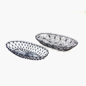 Iron <b>Wire</b> <b>Flower</b> Fruit Bowl - Product Image 1