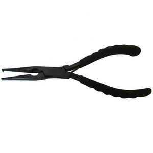 คีมตกปลาสแตนเลสแบบแยกแหวนสีน้ำตาลดำคีมตกปลาแมลงวันอเนกประสงค์ - Product Image 2