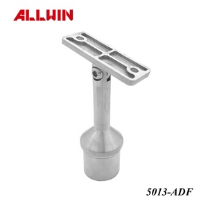 Support de fixation pour main courante en tube rond en acier inoxydable au design moderne pour applications hôtelières - Product Image 2