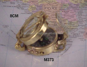 เข็มทิศทองเหลืองสำหรับตกแต่งลายการเดินเรือ,ของขวัญเข็มทิศทองเหลืองโลหะ - Product Image 3