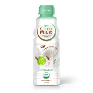 Produsen 500ml botol PP kualitas Premium pemasok susu kelapa kualitas tinggi minuman sehat susu kelapa