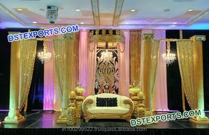Escenario Tradicional Musulmán para Nikah Walima, Decoración de Escenario para Bodas Reales, Escenario Punjabi con Panel de Puerta, Missouri, Mississippi, Nueva York - Product Image 2