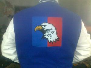 Chaquetas universitarias personalizadas NZ, chaquetas de cuero de lana transpirable de talla grande, chaquetas con letras de piel de vaca para invierno - Product Image 5