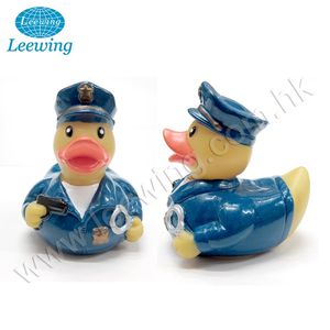 Đồng Phục Cảnh Sát Chuyên Nghiệp Bằng Nhựa Tùy Chỉnh Vịt Cao Su Màu Vàng Quà Tặng Khuyến Mại - Product Image 5