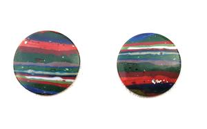 Piedra Natural de Calsilica para hacer joyas, cabujones de piedras preciosas sueltas redondas lisas de arcoíris, venta al por mayor - Product Image 2