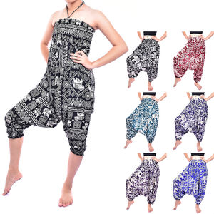 Boho กางเกงฮาเร็ม,กางเกงเอวต่ำ & จั๊มพ์สูท - Product Image 1