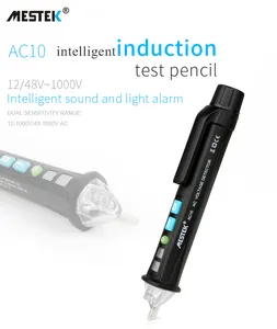 AC Electric Tester Pen Type Personal Safety Voltage Detector Pen Non-Contact AC Voltage Sensor Stick Voltage Detector Tester