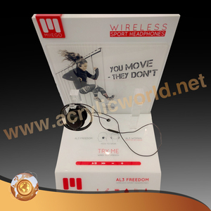 Soporte de exhibición de auriculares acrílico superventas de fábrica de China personalizado/soporte de exhibición de auriculares acrílico accesorios Mostrador de exhibición - Product Image 6