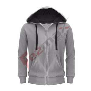 Último estilo 100% sudaderas con capucha de algodón para hombres Ajuste regular Patrón sólido Diseño forrado Característica antiarrugas en venta - Product Image 1