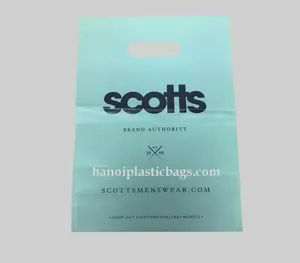 custom printed die cut plastic bags/plastic carry bags made in Vietnam