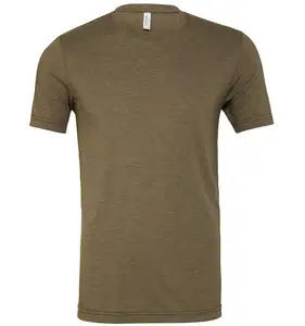 Bella + Canvas Unisex Triblend Crew Neck Breathable T-<b>Shirt</b> Comfortable 100% Cotton Breathable Tee Blank Anti-shrink T-<b>shirts</b> - Product Image 1