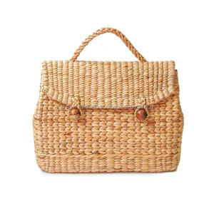 Bolsa de jacinto de agua Pedidos a granel Proveedor de bolsas tejidas hechas a mano respetuosas con el medio ambiente para uso en el hotel y cafetería de Vietnam - Product Image 2