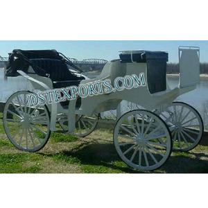 Carruaje de Acero Ligero Estilo Victoria Baghi, Moderno, con Caballos, Color Personalizado, para Eventos de Boda - Product Image 1