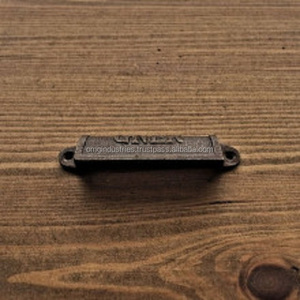 OMG Industries Cast Iron Drawer <b>Bin</b> Pull Label Holder Pull Handle - Product Image 6