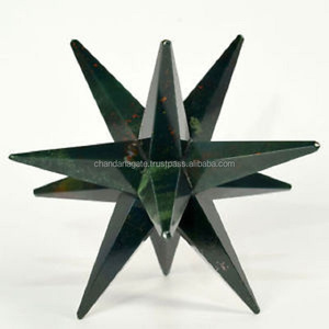 หินควอตซ์คริสตัลรูปดาว Merkaba 12จุดหินเลือดควอตซ์คริสตัลบำบัด - Product Image 2