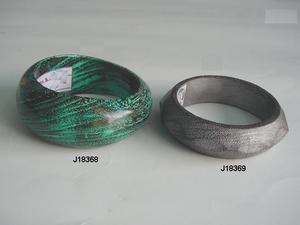 Brazaletes de madera con acabado antiguo verde y Rosa de alta calidad, brazaletes de joyería india, brazaletes elegantes a precio al por mayor - Product Image 4