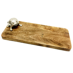 Plateau élégant moderne en aluminium en métal décoratif de table d'arrivée fraîche pour les restaurants d'hôtel à la maison avec personnalisation disponible - Product Image 6