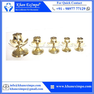 Mini High Quality Manual Polish Arabic Brass Finish <b>Incense</b> <b>Stick</b> Stand Embossed <b>for</b> Lotus Design 3mm Wood Diameter <b>Holder</b> - Product Image 3