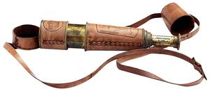 Calvin Handicraft Viking Telescope Collection Nautique Navire Capitaine Laiton avec Espion Verre et Étui en Cuir pour Cadeau - Product Image 6
