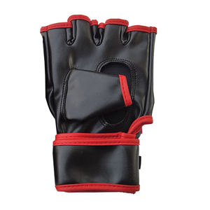 UFC ถุงมือครึ่งนิ้วสำหรับชกมวย, ถุงมือหนัง PU ถุงมือชกมวยแบบมืออาชีพ - Product Image 6