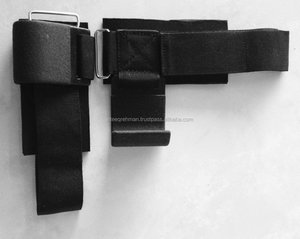 GAF PULL up EXERCISE WEIGHT LIFTING <b>POWER</b> GYM <b>WRIST</b> NEOPRENE STRAPS HOOK PULL up DEADLIFT WEIGHTLIFTING HOOK STRAPS - Product Image 2