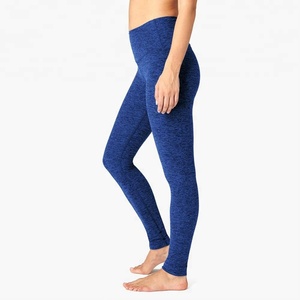 Proveedor Profesional de Leggings Deportivos para Mujer al por Mayor, de Cintura Alta, Transpirables, Anti-UV, con Efecto Melange, Personalizables para Yoga y Gimnasio - Product Image 3