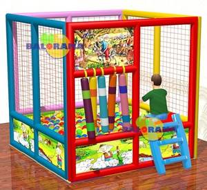 PISCINA DE BOLAS para niños pequeños, estanque de bolas, 2x2x2 PISCINA DE BOLAS DE HIERRO - Product Image 2